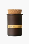 Summer Solace Tallow Souchong Debut Candle In Dark Brown