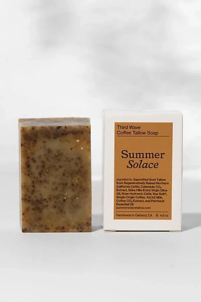 Summer Solace Tallow Third Wave Coffee & Patchouli Bar Soap In Coffee/patchouli At Urban Outfitters