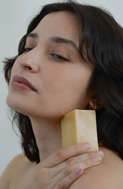 Summer Solace Tallow Violet Milk Soap With Regenerative Tallow In Yellow
