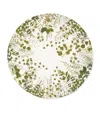 Summerill & Bishop Linen Herb Garden Round Tablecloth In Green