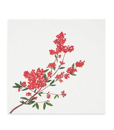 Summerill & Bishop Linen Les Airelles Napkin In White