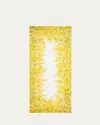 Summerill & Bishop Mimosa Linen Tablecloth, 65" X 98" In Yellow