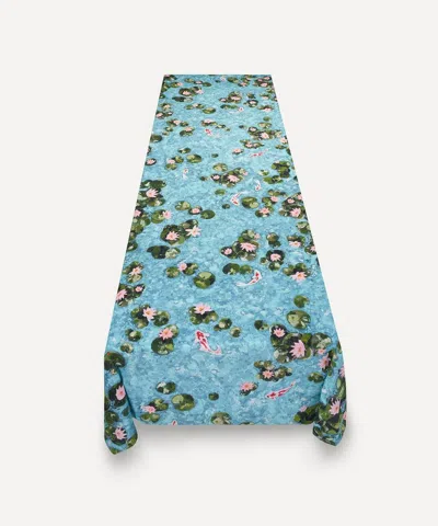 Summerill & Bishop Waterlily Linen Tablecloth