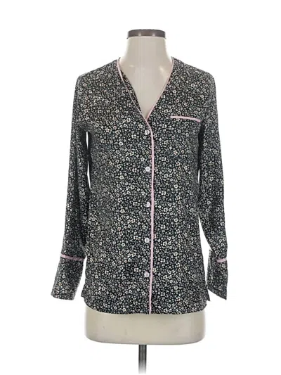 Pre-owned Summersalt 3/4 Sleeve Blouse In Gray