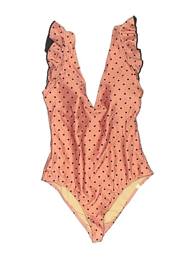 Pre-owned Summersalt Bodysuit In Orange