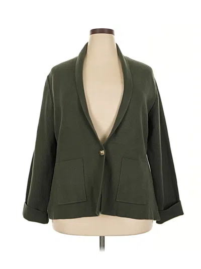 Pre-owned Summersalt Cardigan Sweater In Green
