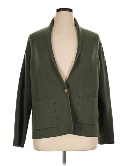 Pre-owned Summersalt Cardigan Sweater In Green