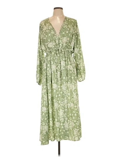 Pre-owned Summersalt Casual Dress In Green