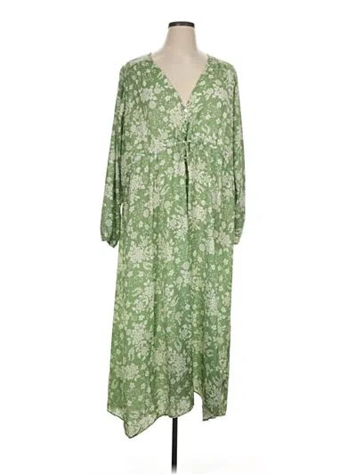 Pre-owned Summersalt Casual Dress In Green