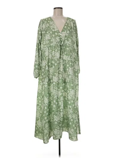 Pre-owned Summersalt Casual Dress In Green