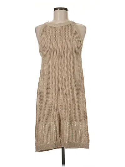 Pre-owned Summersalt Casual Dress In Tan