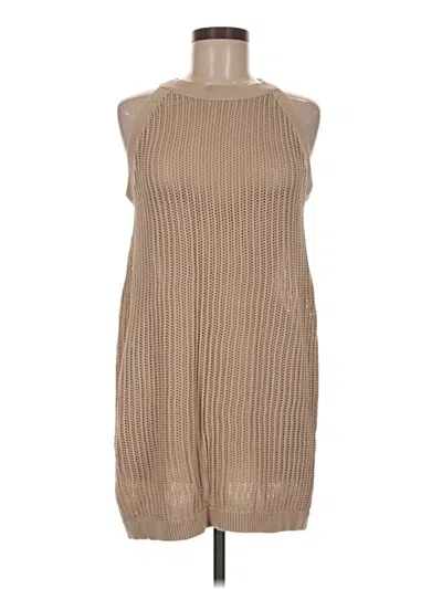 Pre-owned Summersalt Casual Dress In Tan