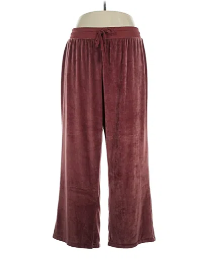 Pre-owned Summersalt Casual Pants In Burgundy