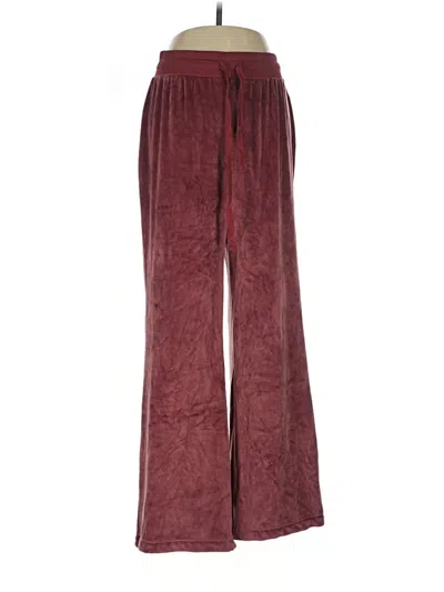 Pre-owned Summersalt Casual Pants In Burgundy