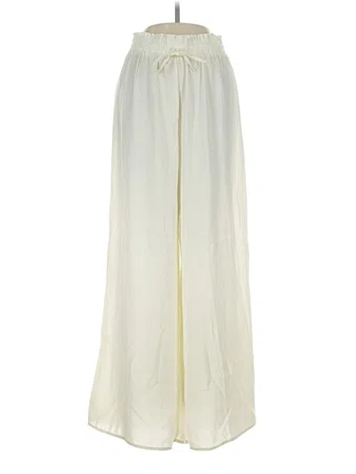 Pre-owned Summersalt Casual Pants In Ivory