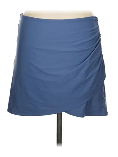 Pre-owned Summersalt Casual Skirt In Blue