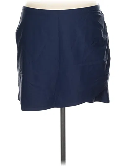 Pre-owned Summersalt Casual Skirt In Blue