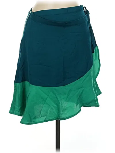 Pre-owned Summersalt Casual Skirt In Green