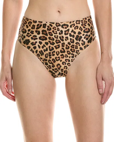 Summersalt The High Leg High Rise Bottom In Animal Print