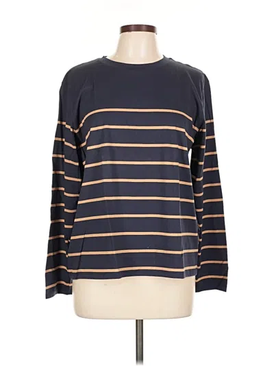 Pre-owned Summersalt Long Sleeve T-shirt In Blue