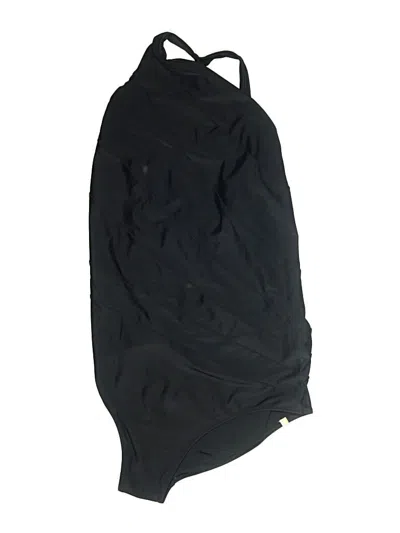 Pre-owned Summersalt One Piece Swimsuit In Black