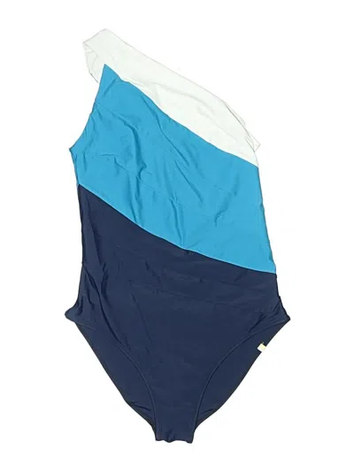 Pre-owned Summersalt One Piece Swimsuit In Blue