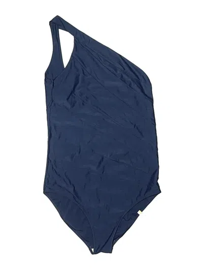 Pre-owned Summersalt One Piece Swimsuit In Blue