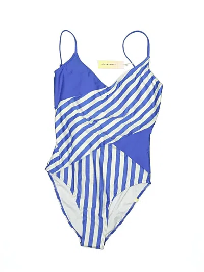 Pre-owned Summersalt One Piece Swimsuit In Blue