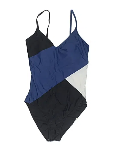 Pre-owned Summersalt One Piece Swimsuit In Blue