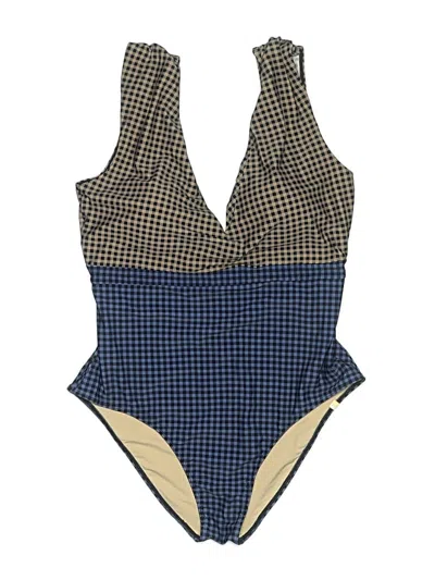 Pre-owned Summersalt One Piece Swimsuit In Blue