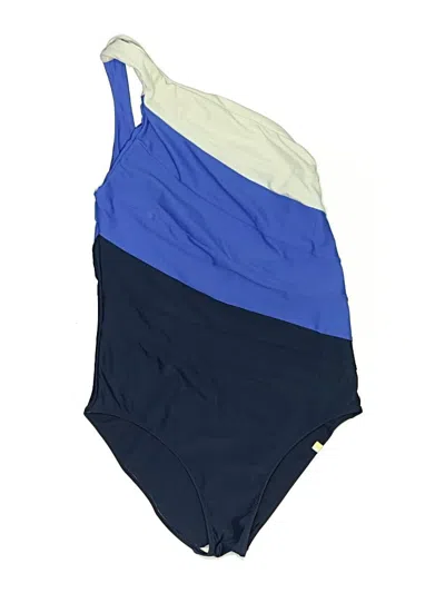 Pre-owned Summersalt One Piece Swimsuit In Blue