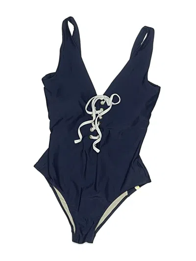 Pre-owned Summersalt One Piece Swimsuit In Blue