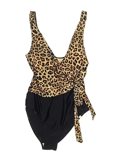 Pre-owned Summersalt One Piece Swimsuit In Gold