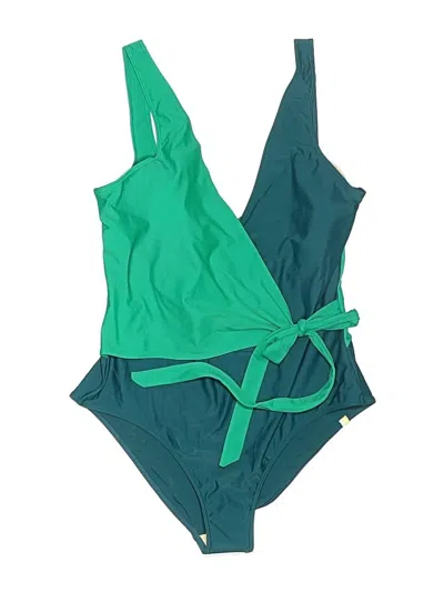 Pre-owned Summersalt One Piece Swimsuit In Green