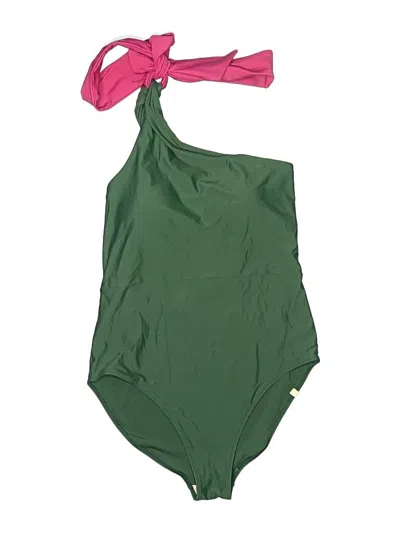 Pre-owned Summersalt One Piece Swimsuit In Green