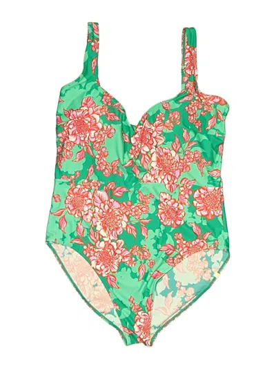 Pre-owned Summersalt One Piece Swimsuit In Green