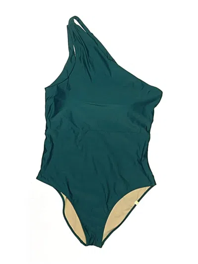 Pre-owned Summersalt One Piece Swimsuit In Green