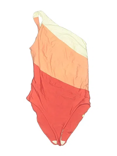 Pre-owned Summersalt One Piece Swimsuit In Orange