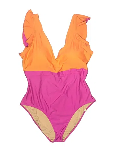 Pre-owned Summersalt One Piece Swimsuit In Orange