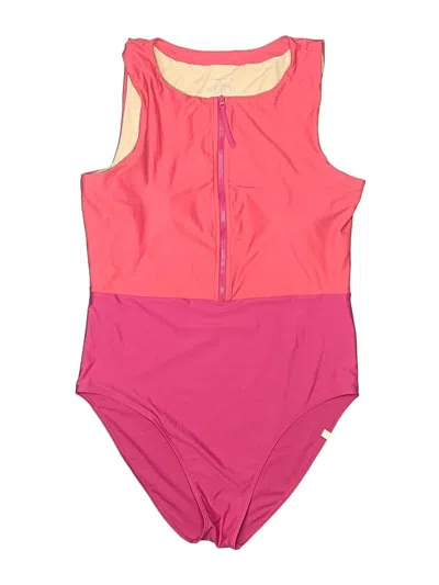 Pre-owned Summersalt One Piece Swimsuit In Pink