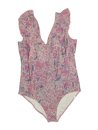 Pre-owned Summersalt One Piece Swimsuit In Pink
