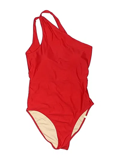 Pre-owned Summersalt One Piece Swimsuit In Red