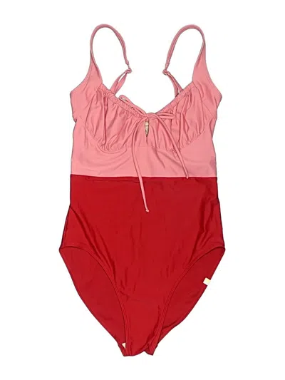 Pre-owned Summersalt One Piece Swimsuit In Red