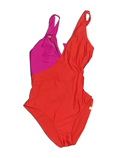 Pre-owned Summersalt One Piece Swimsuit In Red