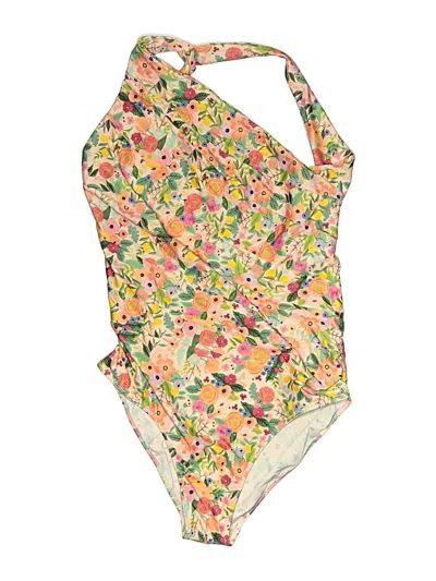 Pre-owned Summersalt One Piece Swimsuit In White