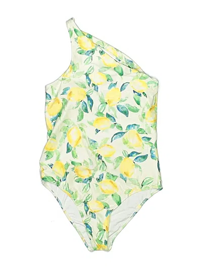 Pre-owned Summersalt One Piece Swimsuit In Yellow