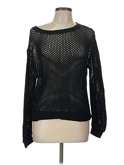 Pre-owned Summersalt Pullover Sweater In Black