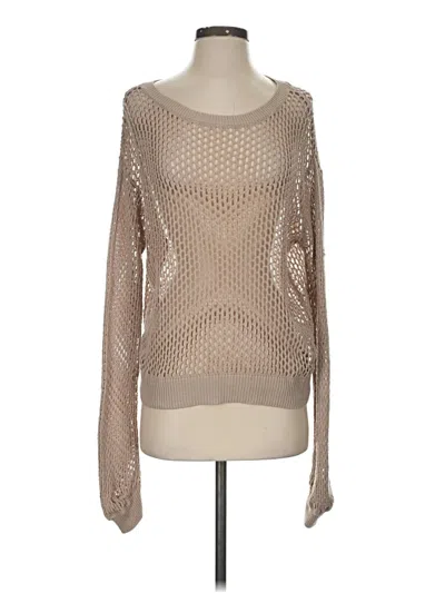 Pre-owned Summersalt Pullover Sweater In Brown