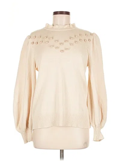 Pre-owned Summersalt Pullover Sweater In White