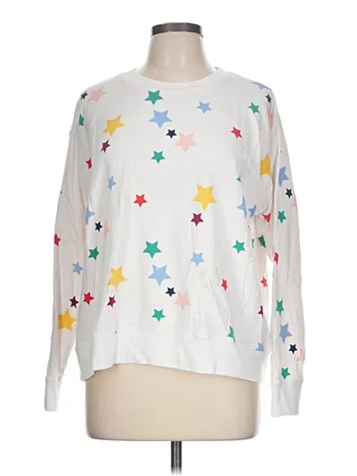 Pre-owned Summersalt Pullover Sweater In White